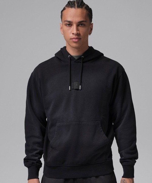 JORDAN BRAND(ジョーダンブランド)の「JORDAN BRAND M J FLT WASH FLC PO / ジョーダン ブランド フライト ウォッシュ フリース プルオーバー L/S フーディ / NIKE【SP】(パーカー・メンズ・ブラック・S/M/L/XL/XXL)」の2枚目の写真