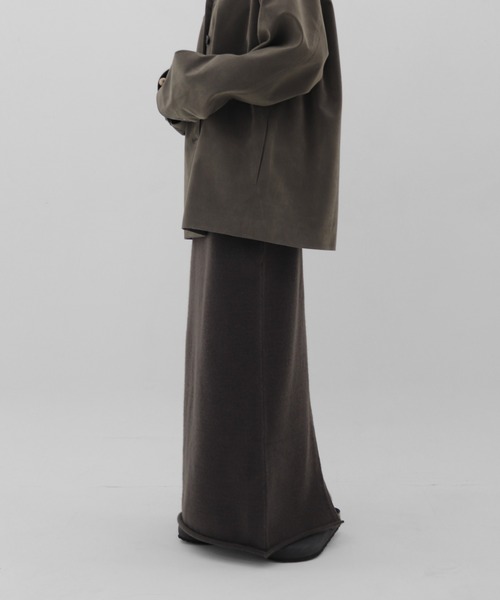 lit（リット）の「Long Knit Tight Skirt（スカート・レディース・ダークブラウン/ブラック・FREE）」の20枚目の写真