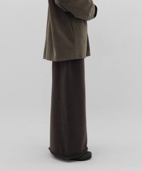 lit（リット）の「Long Knit Tight Skirt（スカート・レディース・ダークブラウン/ブラック・FREE）」の21枚目の写真