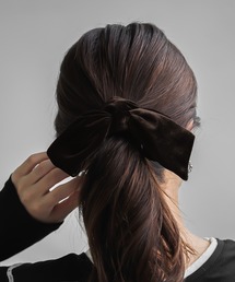 abaskdesign（アバスクデザイン）の「ベロアリボンシュシュ（シュシュ）」