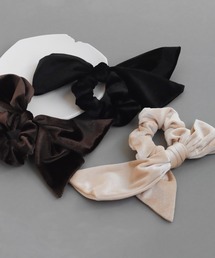 abaskdesign（アバスクデザイン）の「ベロアリボンシュシュ（シュシュ）」