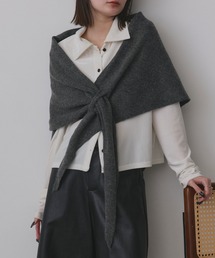 ad thie（アドティエ）の「トライアングル ニットストール（ストール/ショール）」