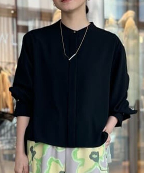 PUTUMAYO ナイトメア コラボ ブラウス シャツ 未使用品 サンディジョーゼット ボックスシルエットブラウス（シャツ/ブラウス