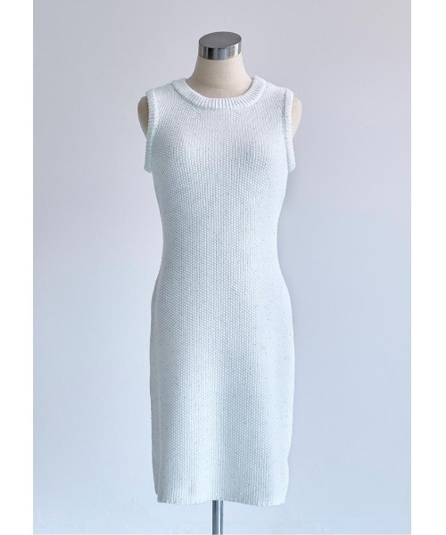LUDICRUM(ルーディクルム)の「Mix knit onepiece(ワンピース・レディース・ブラック/オフホワイト・S/M)」の14枚目の写真