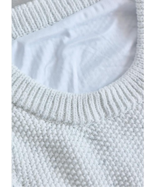 LUDICRUM(ルーディクルム)の「Mix knit onepiece(ワンピース・レディース・ブラック/オフホワイト・S/M)」の19枚目の写真