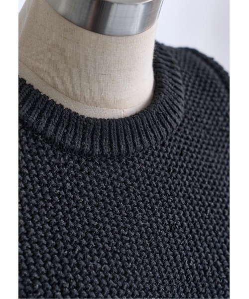 LUDICRUM(ルーディクルム)の「Mix knit onepiece(ワンピース・レディース・ブラック/オフホワイト・S/M)」の22枚目の写真