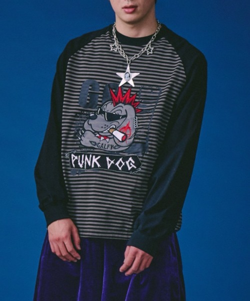 セール】【GALFY】PUNK DOG ロンTEE / 【ガルフィー】PUNK DOG ロンTEE