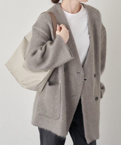 russet(ラシット)の「【撥水】ナイロンジャガード2WAYショルダーバッグ(ショルダーバッグ・レディース・ブラウン系その他/キナリ/モカ/ブルー/ベージュ・FREE)」の6枚目の写真