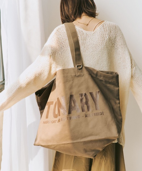 LOWRYS FARM（ローリーズファーム）の「【なつきプロデュース】Tonary.TOTE＋　588947（トートバッグ・レディース・ブラウン/アイボリー・FREE）」の2枚目の写真