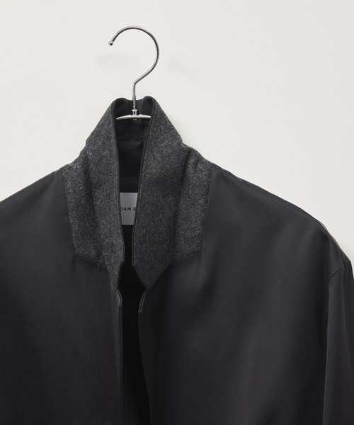ADAM ET ROPE'（アダムエロペ）の「シルキーリラックスジャケット（テーラードジャケット・レディース・ベージュ/ブラック・38/36）」の16枚目の写真
