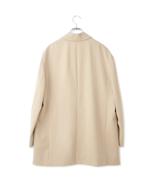 ADAM ET ROPE'（アダムエロペ）の「シルキーリラックスジャケット（テーラードジャケット・レディース・ベージュ/ブラック・38/36）」の19枚目の写真