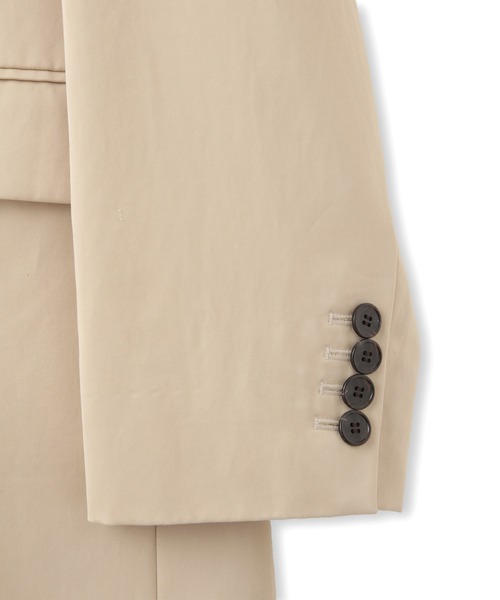 ADAM ET ROPE'（アダムエロペ）の「シルキーリラックスジャケット（テーラードジャケット・レディース・ベージュ/ブラック・38/36）」の22枚目の写真