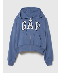 GAP（ギャップ）の「オーバーサイズ GAPロゴ フレンチテリー ジップアップパーカー（パーカー）」