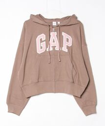 GAP（ギャップ）の「オーバーサイズ GAPロゴ フレンチテリー ジップアップパーカー（パーカー）」