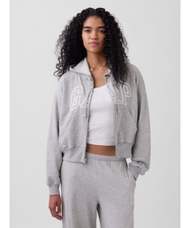 GAP（ギャップ）の「オーバーサイズ GAPロゴ フレンチテリー ジップアップパーカー（パーカー）」