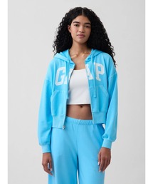 GAP（ギャップ）の「オーバーサイズ GAPロゴ フレンチテリー ジップアップパーカー（パーカー）」