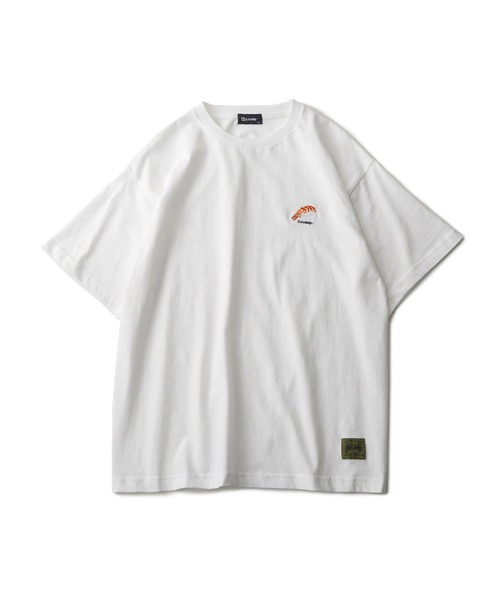 Subciety（サブサエティ）の「Embroidery sushi tee（Tシャツ/カットソー・メンズ・B/F/A/C/D/E・SMALL/MEDIUM/LARGE/X-LARGE/XX-LARGE）」の11枚目の写真