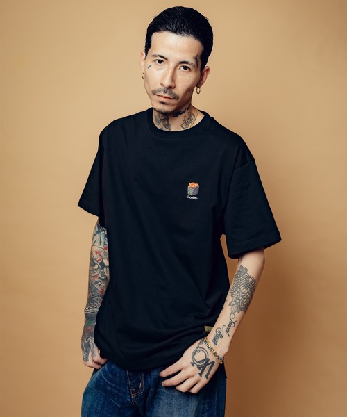 Subciety（サブサエティ）の「Embroidery sushi tee（Tシャツ/カットソー・メンズ・B/F/A/C/D/E・SMALL/MEDIUM/LARGE/X-LARGE/XX-LARGE）」の18枚目の写真