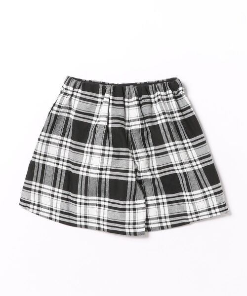 maarook(マルーク)の「モノトーンタータンチェックラップキュロット(その他パンツ・キッズ・ブラック・110cm/130cm/120cm)」の2枚目の写真