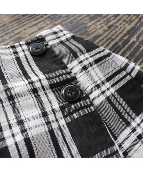 maarook(マルーク)の「モノトーンタータンチェックラップキュロット(その他パンツ・キッズ・ブラック・110cm/130cm/120cm)」の9枚目の写真