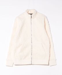 MICHAEL KORS（マイケルコース）の「MKエンボスロゴ シェルパ モックネック ジップアップ ブルゾン（ブルゾン）」