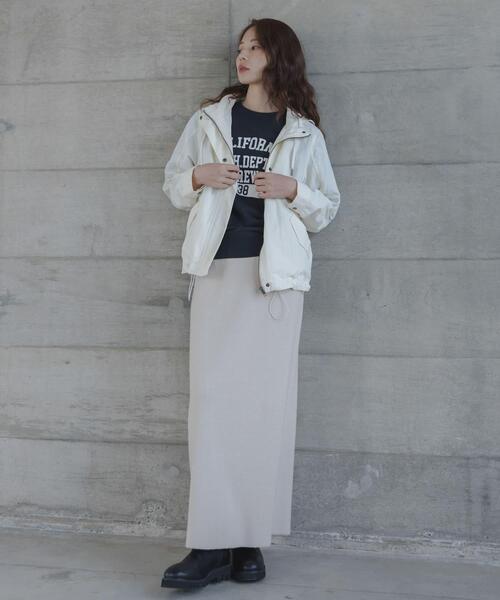 URBAN RESEARCH Sonny Label（アーバンリサーチサニーレーベル）の「多機能マウンテンパーカー（ナイロンジャケット・レディース・オフホワイト/ベージュ/ネイビー・FREE）」の9枚目の写真