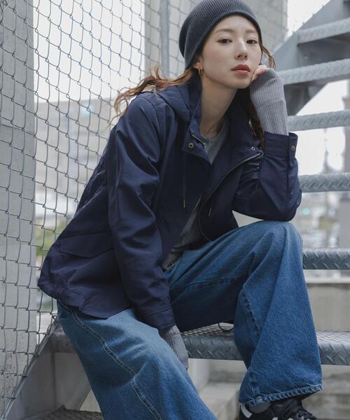 URBAN RESEARCH Sonny Label（アーバンリサーチサニーレーベル）の「多機能マウンテンパーカー（ナイロンジャケット・レディース・オフホワイト/ベージュ/ネイビー・FREE）」の13枚目の写真