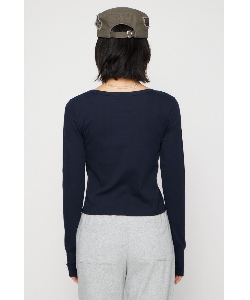 LAGUA GEM（ラグアジェム）の「STAR MOTIF PRINT トップス（Tシャツ/カットソー・レディース・杢グレー/ネイビー/ホワイト・FREE）」の17枚目の写真