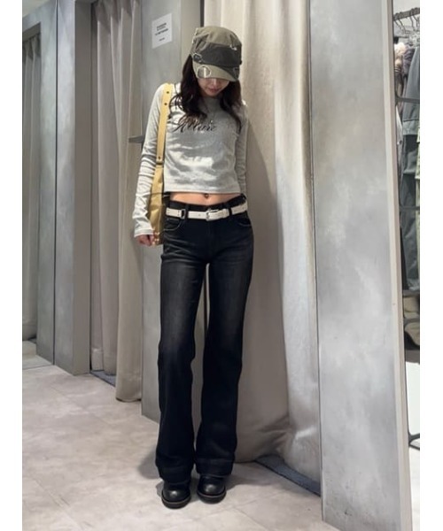 LAGUA GEM(ラグアジェム)の「STAR MOTIF PRINT トップス(Tシャツ/カットソー・レディース・杢グレー/ネイビー/ホワイト・FREE)」の20枚目の写真