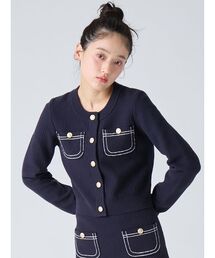 LILY BROWN(�����[�u���E��)�̃R�b�g���j�b�g�W���P�b�g(�m�[�J���[�W���P�b�g)