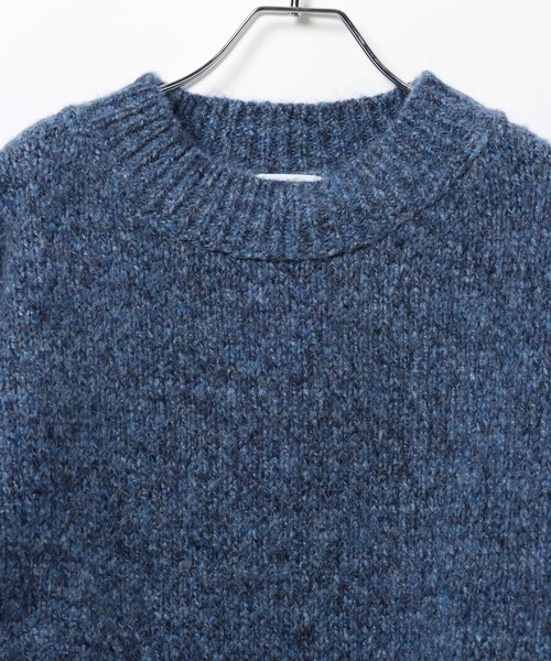 セール】3ゲージMIXざっくりニットプルオーバー 638086（ニット