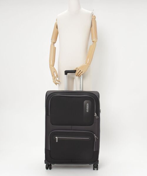 AMERICAN TOURISTER(アメリカンツーリスター)の「アメリカンツーリスター MAXWELL スピナー68/25 エキスパンダーTSA V2 ブラック/グレー(スーツケース/キャリーバッグ・メンズ・ブラック系その他・M)」の12枚目の写真