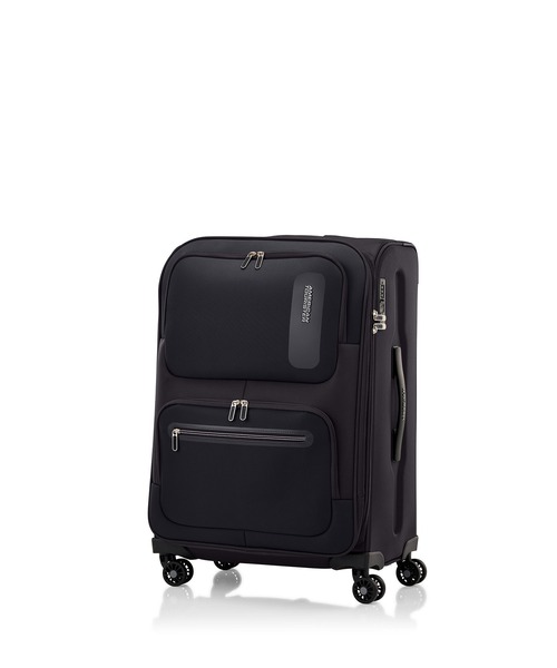 AMERICAN TOURISTER(アメリカンツーリスター)の「アメリカンツーリスター MAXWELL スピナー68/25 エキスパンダーTSA V2 ブラック/グレー(スーツケース/キャリーバッグ・メンズ・ブラック系その他・M)」の2枚目の写真