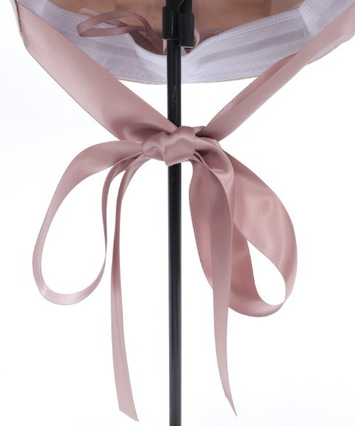 axes femme POETIQUE（アクシーズファムポエティック）の「リボン×パール装飾ベレー（ハンチング/ベレー帽・レディース・ブラック/ベージュ/ミント・FREE）」の13枚目の写真