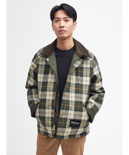 Barbour(バブアー)の「【TRANSPORT / トランスポート】リバーシブル ショートレングスブルゾン(その他アウター・メンズ・ダークグレー/グリーン・36/38/34/40)」の6枚目の写真