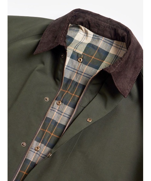 Barbour(バブアー)の「【TRANSPORT / トランスポート】リバーシブル ショートレングスブルゾン(その他アウター・メンズ・ダークグレー/グリーン・36/38/34/40)」の22枚目の写真
