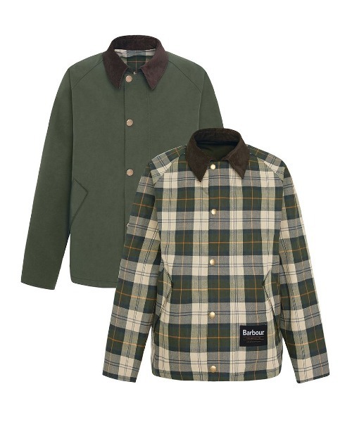 Barbour(バブアー)の「【TRANSPORT / トランスポート】リバーシブル ショートレングスブルゾン(その他アウター・メンズ・ダークグレー/グリーン・36/38/34/40)」の21枚目の写真