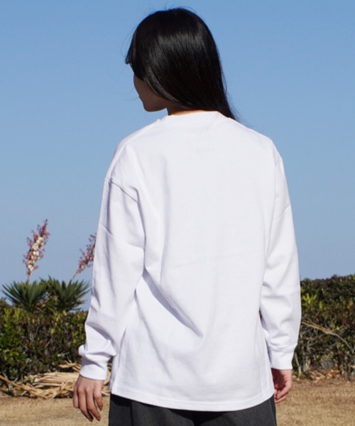 RVCA(ルーカ)の「RVCA/ルーカ RVCA SPORT LS BG043050(Tシャツ/カットソー・レディース・ブラック/ホワイト/ライトグレー・L/M)」の6枚目の写真