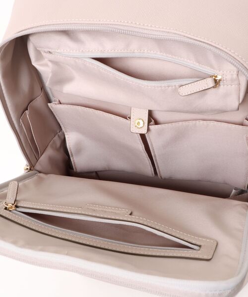 Jewelna Rose（ジュエルナローズ）の「リモハピ Vol.4 B4/15.6インチPC収納 65641（バックパック/リュック・レディース・ブラック/ライトグレー/ダークグレー・FREE）」の5枚目の写真