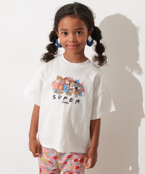 Ocean&Ground（オーシャン&グラウンド）の「FUN! FUN! FUN!ﾌﾟﾘﾝﾄTｼｬﾂ（Tシャツ/カットソー・キッズ・キナリ/イエロー/ライム/レッド/ホワイト/ブラック・80/90/100/110/120/130/140）」の2枚目の写真