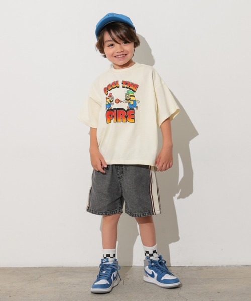 Ocean&Ground（オーシャン&グラウンド）の「FUN! FUN! FUN!ﾌﾟﾘﾝﾄTｼｬﾂ（Tシャツ/カットソー・キッズ・キナリ/イエロー/ライム/レッド/ホワイト/ブラック・80/90/100/110/120/130/140）」の12枚目の写真