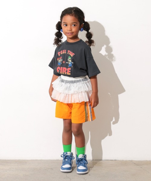 Ocean&Ground（オーシャン&グラウンド）の「FUN! FUN! FUN!ﾌﾟﾘﾝﾄTｼｬﾂ（Tシャツ/カットソー・キッズ・キナリ/イエロー/ライム/レッド/ホワイト/ブラック・80/90/100/110/120/130/140）」の19枚目の写真