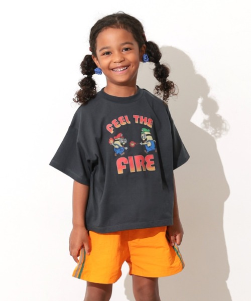 Ocean&Ground（オーシャン&グラウンド）の「FUN! FUN! FUN!ﾌﾟﾘﾝﾄTｼｬﾂ（Tシャツ/カットソー・キッズ・キナリ/イエロー/ライム/レッド/ホワイト/ブラック・80/90/100/110/120/130/140）」の13枚目の写真