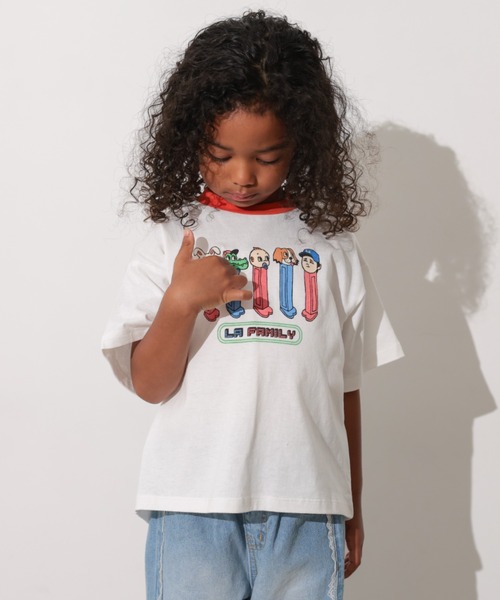 Ocean&Ground（オーシャン&グラウンド）の「FUN! FUN! FUN!ﾌﾟﾘﾝﾄTｼｬﾂ（Tシャツ/カットソー・キッズ・キナリ/イエロー/ライム/レッド/ホワイト/ブラック・80/90/100/110/120/130/140）」の20枚目の写真