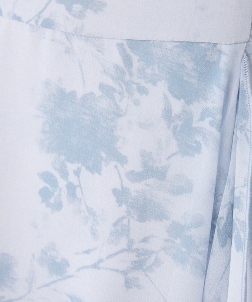 Seemi. byNICECLAUP（ シーミーバイナイスクラップ）の「【Seemi.】イレヘムロングワンピース（ワンピース・レディース・オフホワイト/ブルー系その他/ライトグレー・FREE）」の8枚目の写真