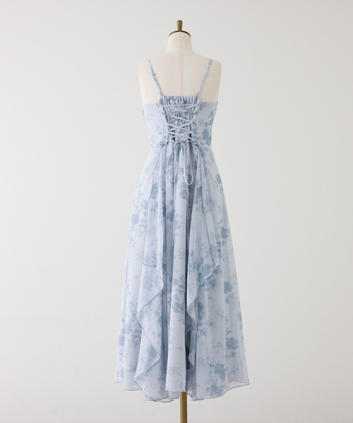 Seemi. byNICECLAUP（ シーミーバイナイスクラップ）の「【Seemi.】イレヘムロングワンピース（ワンピース・レディース・オフホワイト/ブルー系その他/ライトグレー・FREE）」の10枚目の写真