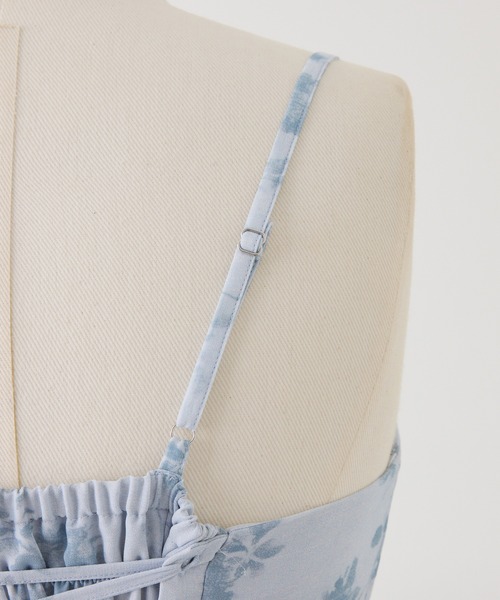 Seemi. byNICECLAUP（ シーミーバイナイスクラップ）の「【Seemi.】イレヘムロングワンピース（ワンピース・レディース・オフホワイト/ブルー系その他/ライトグレー・FREE）」の11枚目の写真