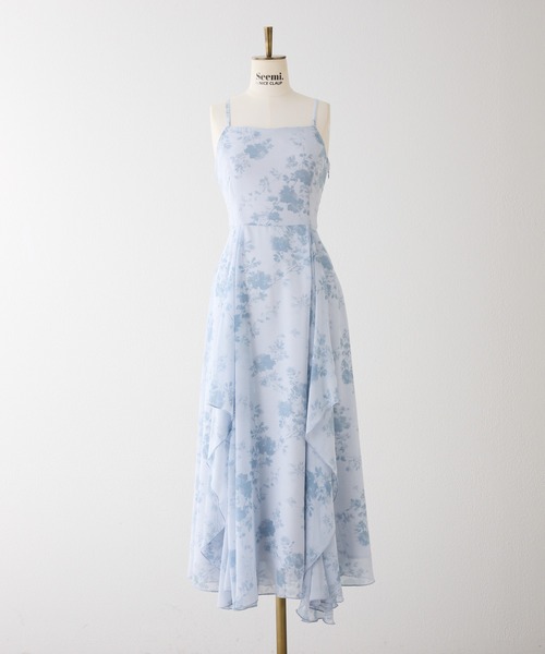 Seemi. byNICECLAUP（ シーミーバイナイスクラップ）の「【Seemi.】イレヘムロングワンピース（ワンピース・レディース・オフホワイト/ブルー系その他/ライトグレー・FREE）」の13枚目の写真