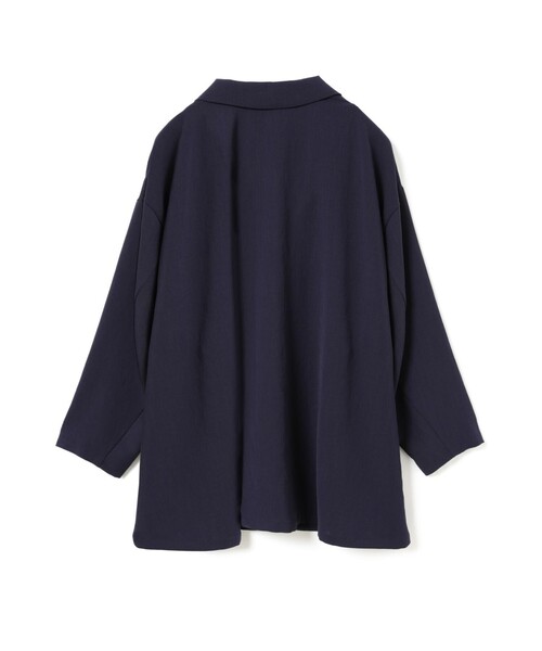 mizuiroind（ミズイロインド）の「mizuiro ind テーラードシャツジャケット（テーラードジャケット・レディース・サンドベージュ/ネイビー/チャコールグレー/ブラック・FREE）」の20枚目の写真