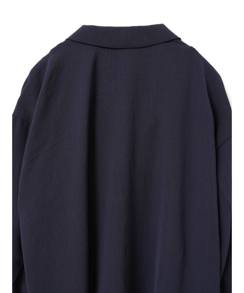 mizuiroind（ミズイロインド）の「mizuiro ind テーラードシャツジャケット（テーラードジャケット・レディース・サンドベージュ/ネイビー/チャコールグレー/ブラック・FREE）」の21枚目の写真